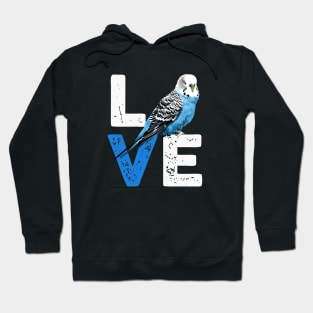 English Budgie Love funny Hoodie